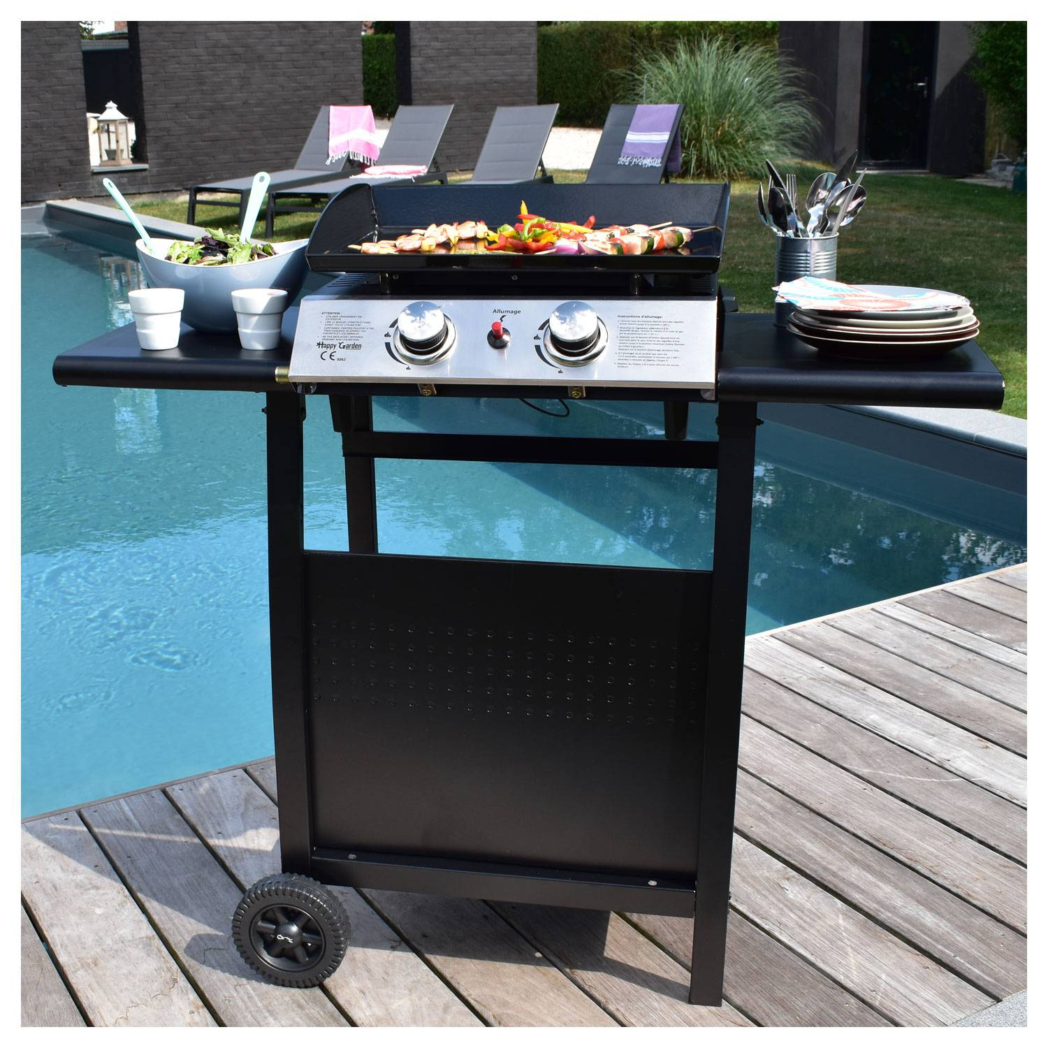 BRUT PLANCHA TABLE + Grill
