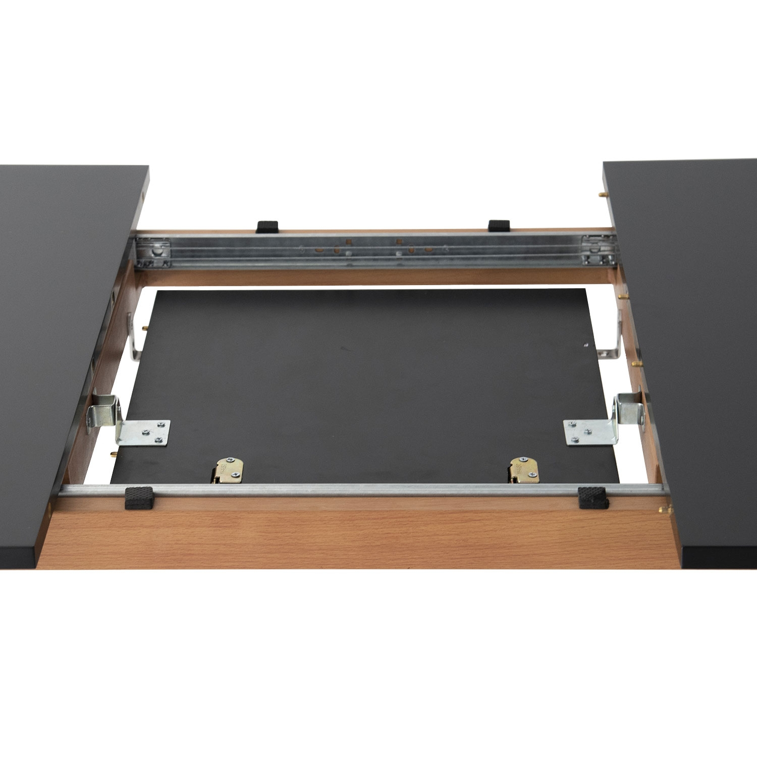Table extensible 120/160cm noire HELGA