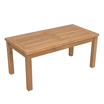 Table rectangulaire en teck 100x40cm KUTA