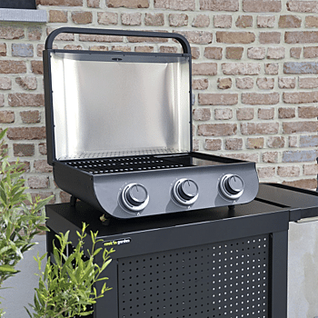 Barbecue à charbon & plancha à gaz BI-ENERGY de chez FAVEX - Latour  Mobilier de Jardin