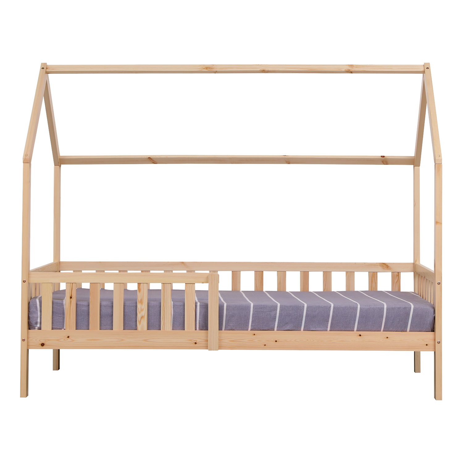 Lit Cabane Enfant, En Bois, 190 X 90, Marceau - Happy Garden