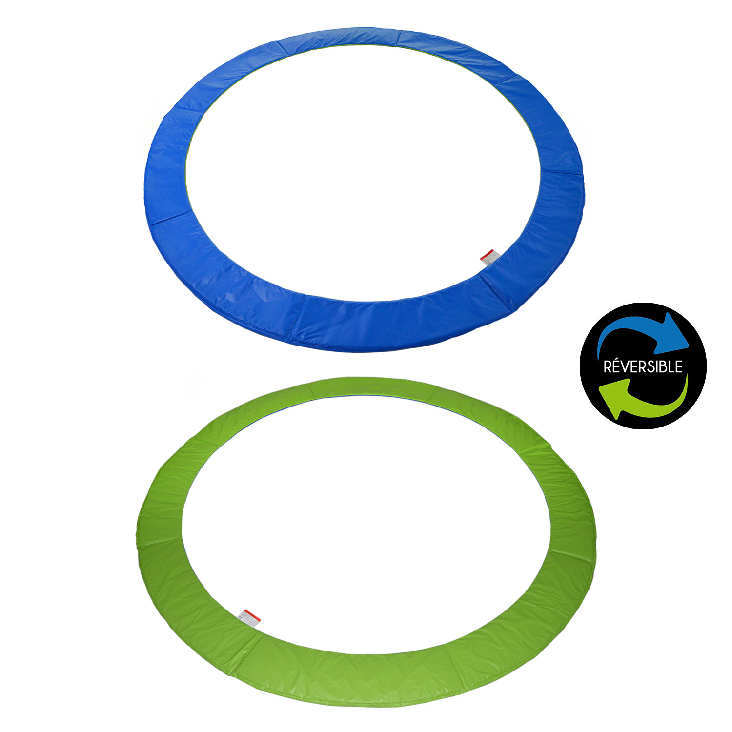 Matelas de protection réversible pour trampoline Ø430cm MELBOURNE - vert/bleu