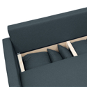 Sofá cama esquinero de 3 plazas ANTONI azul oscuro