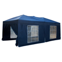 Tente de réception MISTRAL pliante 3 × 6m bleu avec panneaux