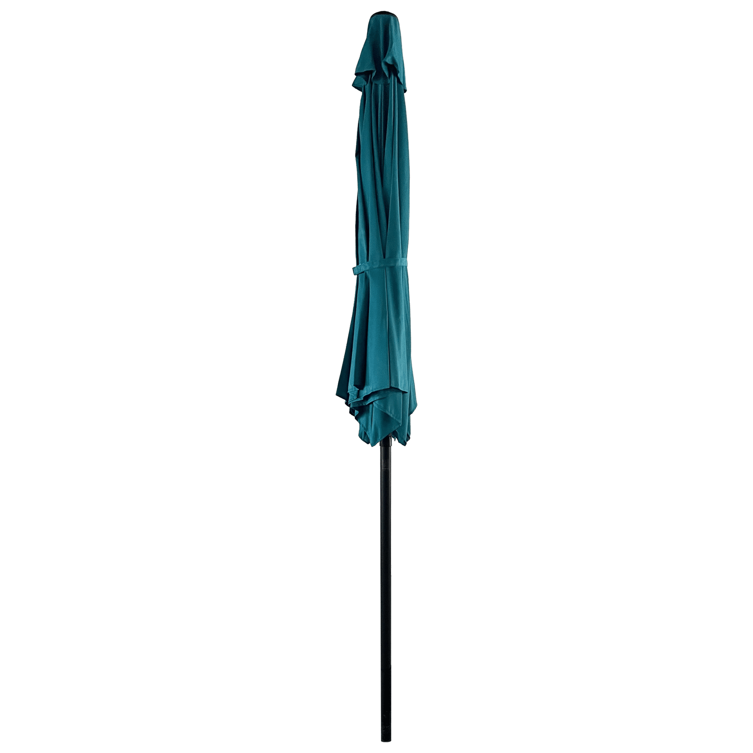 Parasol droit HAPUNA rond 2,70m de diamètre bleu