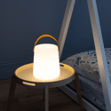 Lampe LED à poser avec lanière en simili VELA