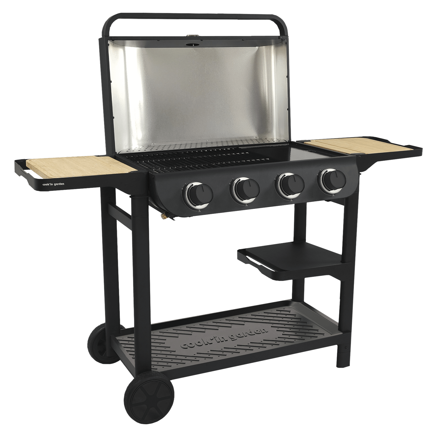 Cook'in Garden - Barbecue gaz FLAVO 76 SC sur chariot