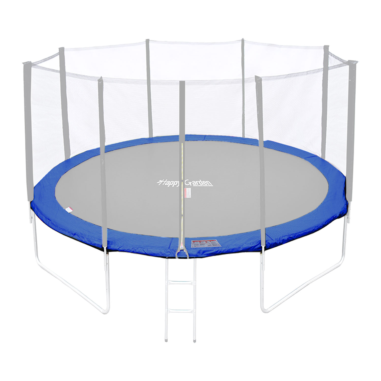Matelas de protection réversible pour trampoline Ø370cm PERTH - vert/bleu