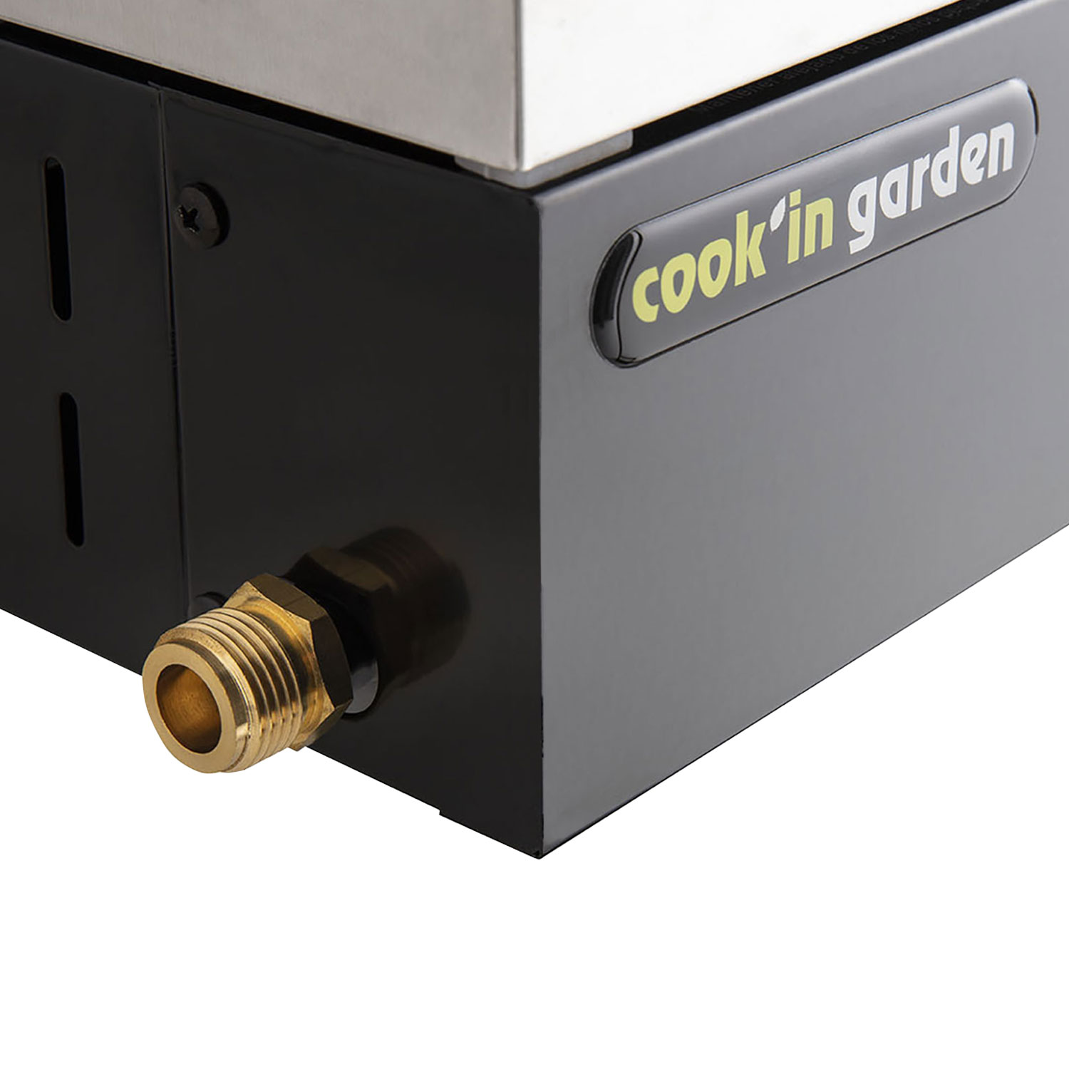 Cook'in Garden - Plancha de gas de hierro fundido FINESTA - 3 quemadores