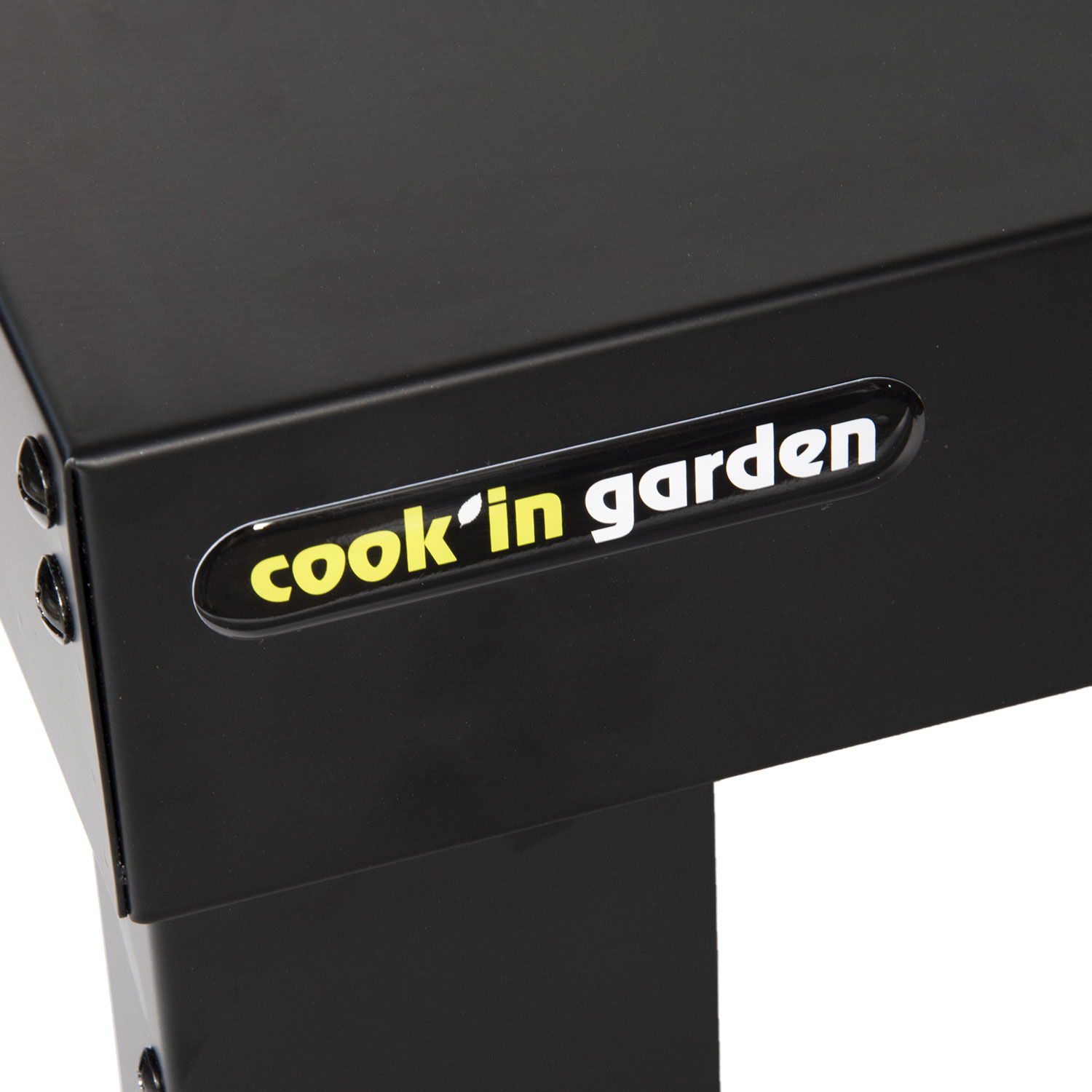 Cook'in Garden - Carrito plancha NOVA negro Mesa de servicio